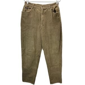 Lauren Ralph Lauren Corduroy Pants Tan Brown Size 14 Woman's
